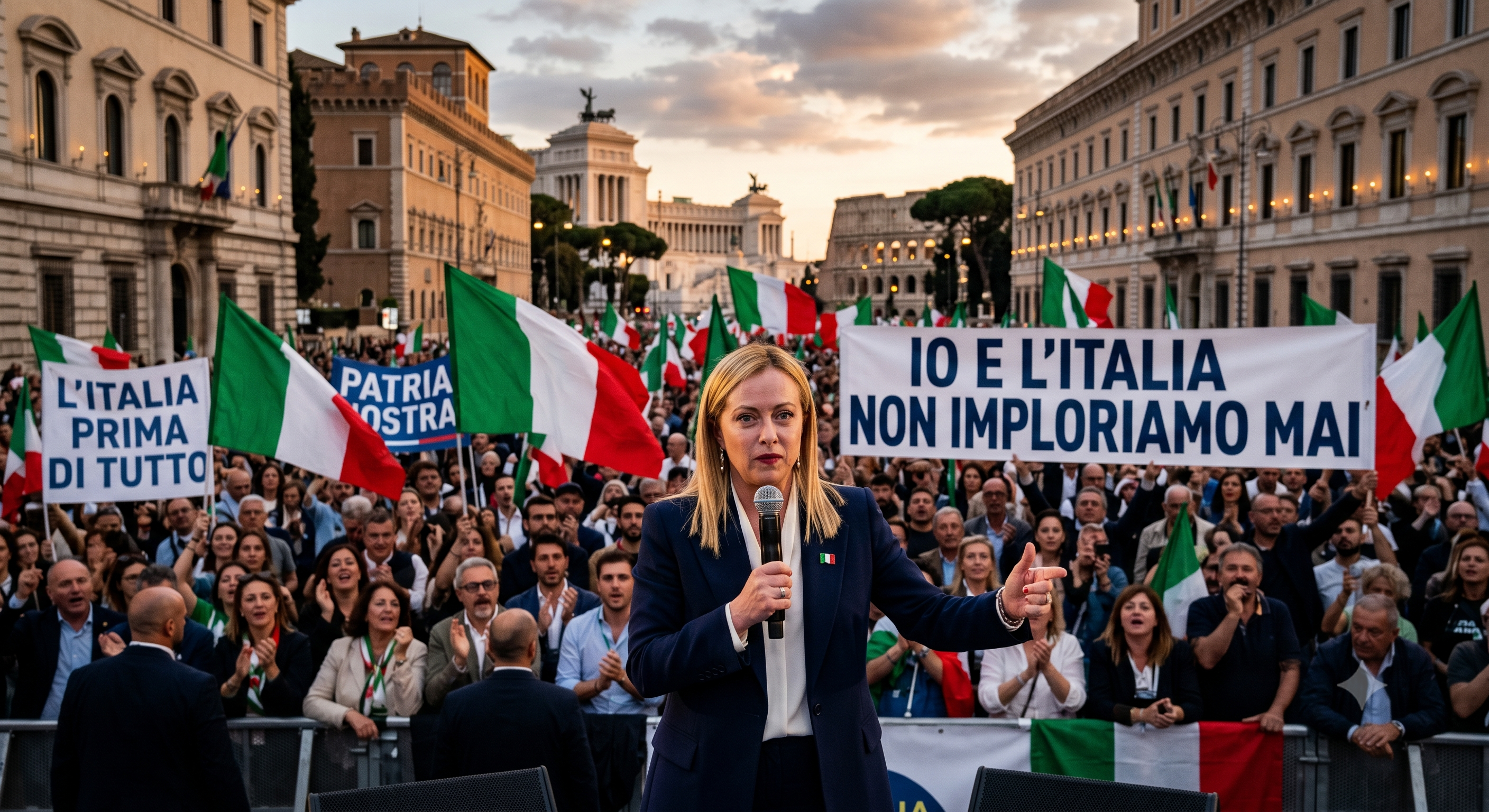 L Italia prima di tutto - Meloni Trump G7 2026
